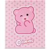 Colourbook Raccoglitore ad Anelli A4 Coccolotti Classic - Quaderno ad Anelli Robusto, 4 Anelli Tondi, Dorso 3 cm, Ideale per Scuola e Ufficio, Design Ufficiale Coccolotti (Classic Rosa)