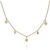 namana Graziosa collana a forma di stella, con ciondolo a forma di stella nord, elegante collana da donna, gioielli regalo per donne e ragazze adolescenti,
