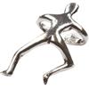 Drachensilber Orecchini da arrampicata in argento Sterling 925, orecchini Climber Earcuff, da donna, uomo, maschio, in argento