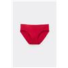 Tezenis Slip Taglio Vivo In Microfibra Riciclata Donna Rosso