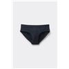 Tezenis Slip In Cotone Organico Con Bordi A Contrasto E Logo Uomo Blu