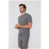 Tezenis Pantaloncini Corti Viscosa Con Tasche E Coulisse Uomo Grigio