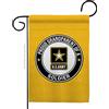 Breeze Decor Proud Grandparent Soldier Garden Flag Armed Forces Army Rangers United State American Military Veteran Retire Official House Decoration Banner Small Yard Gift Double-Sided, Made in USA