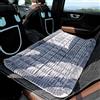 Tapizado Tappetino per sedile posteriore per animali domestici, letto da auto per cani di taglia grande, letto da viaggio deluxe in peluche con fondo antiscivolo, misura personalizzata per estensioni (Grigio)