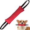 HASLED Giocattolo per Cani a Forma di Salsicciotto 30 cm Rosso, Gioco Ultra Resistente in Tessuto Rinforzato con Maniglie per Tiro, Addestramento e Gioco Interattivo