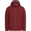 camel active Giacca invernale da uomo, calda giacca con cappuccio, senza piumino e piacevolmente leggera, rosso ambra, 34