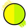 Mehron Paradise Makeup AQ - UV Stardust (giallo UV/giallo neon, 40 gr)