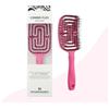 HAIRPHORIA Spazzola professionale con setole di cinghiale e nylon - Anti-strappi e anticrespo per una lucentezza naturale - Districante e anti-rottura per capelli fini, ricci o lunghi - HAIRPHORIA - PASSION PINK