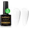 INPING Smalto Semipermante Unghie TPO-FREE HEMA-FREE, Trasparente Bianco Latte Smalti Semipermanenti per Unghie, Soak Off UV/LED Gel Unghie DIY Nail Art, 7 ML