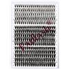 FADLASH Cils Personnalisés 300pcs 20D+40D+50D Recourbe-cils D Curl Eyelashes Naturally Beautiful Personalised Eyelash Curler DIY Eyelash Extensions 10-18mm Hybrid Personalised Eyelashes