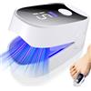 Zrwuldu Apparecchio LED per unghie, lampada per manicure con 3 modalità di illuminazione e funzione timer, adatta per unghie delle mani e dei piedi
