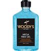 Woody's Gel per capelli da uomo, tenuta forte, senza alcool, senza fiocchi, gel per capelli da uomo per una forte tenuta, gel per lo styling da uomo, 354,9 ml