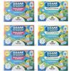 VALVERBE Mix Tisane fredde gustose: 3 Rosa Canina e Ibisco - 3 Menta e Limone 18 Filtri - Pacco da 6-172,80 g