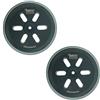 SabreCut 2 x SabreCut OSSCPB420_2 150 mm medio duro 6 fori levigatrice orbitale casuale Hook & Loop platorelli compatibili con BOSCH GEX 150 AC, GEX 150 TURBO, PEX 420 Medium