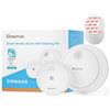 Heiman Rilevatore di Fumo Smart con Gateway e Controllo tramite App, Batteria 10 Anni, Q-Label e EN 14604, Rilevatore di Fumo Wireless Interconnesso con Supporto Magnetico, Allarme Fumo Smart Home