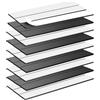 OUZRETUCU Strisce magnetiche autoadesive forti, 27 pezzi, 15 cm x 25 mm x 2 mm, nastro magnetico da incollare, per frigorifero, armadio, cucina