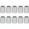 PATIKIL M5 Distanziali in Alluminio, 10pz Distanziali Metallici in Alluminio 5,2mm ID x 8mm OD x 10mm L Distanziali Alluminio a Vite Separata Rotondi per Viti 1/5 M5