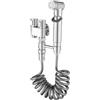 WIYETY Doccetta per bidet per WC: set di doccetta in acciaio inossidabile con doppio rubinetto a 1-in-2-out, accessorio per bidet da bagno per il lavaggio degli animali domestici, pulizia del bagno