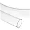 QUARKZMAN Tubo Flessibile in PVC, 25mm ID x 31mm OD - 4ft Tubo Trasparente Set Plastica Flessibile per Trasferimento dell'Acqua Olio Aria Irrigazione Acquario