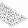 Alogic Echelon Compact USB-C BT Keyboard German+ Mouse White - Tastiera - USB tipo C