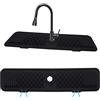 GarveeLife Tappetino per rubinetto in silicone per lavello della cucina, paraspruzzi cucina, tappetino scolapiatti per lavello, tappetino per acque per cucina e bagno, protezione piano di lavoro, 61 x 14 x 0,5