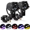 APEBAZY2 PCS fari supplementari moto Universale faretti led moto compatibili con Chopper Bobber Cruisers Cafe Racer ATV SUV