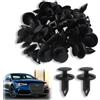 fKiZanthene Set di trenta rivetti in plastica per auto, clip di fissaggio, 8 mm, per parafanghi, accessori per veicoli e officine, per installazione e riparazione di pannelli