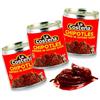 mexhaus Chipotle Chili in salsa Adobo di La Costeña - Confezione da 3 (199 g ciascuno) - Peperoncini piccanti in salsa di pomodoro piccante - Ideale per piatti messicani