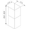 AIRONE kit camino per cappa RAVEL - AICCP76NE100000000