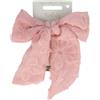Solida Fermaglio automatico fiocco rosa Fermacapelli 1 pz.