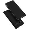 DUX DUCIS Cover per Samsung Galaxy S10, Flip Caso Custodia Pelle PU con [Funzione Stand] [Slot Cart] [Magnetica] per Samsung Galaxy S10 6,1 (Nero)
