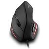zelotes Mouse Ergonomico Verticale Cablato,3200 DPI (4 Livelli) Mouse Ottico con Filo,Protezione del Polso,6 Pulsanti per PC, Laptop,Nero