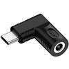 CY YC° CY Adattatore DC 20 V Jack 5,5 * 2,1 mm Ingresso a USB-C Type-C Uscita 90 gradi ad angolo retto Adattatore di ricarica