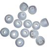 Xcessor Ricambio di Alta Qualita Auricolari Earbud/Earpad in Silicone 7 Paia (Set da 14 Pezzi). Compatibile con la Maggior Auricolare Cuffie Marche. Taglia: GRANDE (L). Trasparente