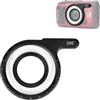 JJC Anello Guida Luce LED Macro per Olympus Tough TG-7 TG-6 TG-5 TG-4 TG-3 | Accessorio per Fotografia Macro con Anello Luminoso a LED Dedicato alle Fotocamere della Serie TG