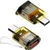 SinLoon Adattatore da usb a USB-C PD 120 W Tipo C maschio per dati 10 Gbps e ricarica rapida compatibile laptop, telefono, tablet e PC, confezione da 2