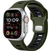 CeMiKa Compatibile con Cinturino Apple Watch Ultra 3/Ultra 2/Ultra 49mm 46mm 45mm 44mm 42mm Uomo, 26mm Cinturini Silicone Sport Loop Regolabile di Ricambio per iWatch Serie 11 10 9 8 7 SE 6 5 4 3 2 1