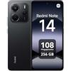 XIAOMI Redmi Note 14 - Smartphone de 8+256GB, Pantalla de 6.67 AMOLED FHD+ 120Hz, MediaTek Helio G99-Ultra, cámara de 108MP, TurboCharge 33W, 5500 mAh, Cargador no Incluido, Negro (Versión ES)