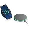 Wowsofty Caricabatterie senza fili da 35 W, rapido compatibile con telefono 16/15/14/13/12/11 Pro Max Plus,GA-laxy S25 Ultra/S24 Plus/S23 FE/S22/S21/S20, stazione di ricarica, cavo di ricarica rapida di tipo C