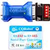 CQRobot Passiva da RS-232 a RS-485 Conversione Porta Seriale Adattatore con Indicatore di Stato, Trasmissione Bidirezionale, Protezione ESD da 15kV e Sovratensione da 600W, Supporta 32 Nodi.