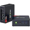 GMKtec [3 anni di copertura AMD Mini PC Ryzen 7 7730U (beats 7430U/5825U) (8C/16T fino 4,5 GHz) M5 Ultra Micro PC 32GB DDR4 512GB M.2 SSD, con Dual 2.5G LAN|WiFi6E|Triplo Display 4K|USB C per Gaming