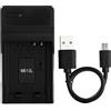 Norifon NB-10L USB Caricatore per Canon G3X, PowerShot G1 X, G15, G16 | Compatibile con Canon PowerShot SX40 HS, SX50 HS, SX60 HS Fotocamera