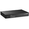 MokerLink Switch gestito a 12 porte, 10 Gbps, 4 porte Ethernet RJ45 da 10 G, slot SFP+ 8 x 10 G supporta moduli SFP+, 240 Gbps larghezza di banda L2 gestito