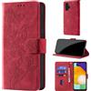 CaseGla Cover per Samsung Galaxy A13 4G/5G/A04S, Rosso | Blocco RFID, Portafoglio Pelle PU, Flip Libro, Porta Carte, Magnetica Libretto, Antiurto Protezione Completa