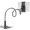 VENQI Supporto per tablet a collo di cigno, supporto per tablet da letto, supporto flessibile a 360 clip, supporto flessibile per tablet compatibile con iPad, interruttore,altri dispositivi da 4,7-10,5