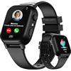 POKUJNFY Smartwatch Bambini GPS Chiama Telefono Contatti Chat SOS Giochi Modalità Classe Sveglia Torcia Impermeabile IP68 Digitale Orologio Smartwatch Bambini Bambino Bambina Regali