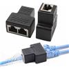 CABLEPELADO Adattatore Splitter di Rete 1 RJ45 a 2 RJ45, Duplicatore RJ45, Splitter Ethernet, Splitter Ethernet RJ45, Splitter di Rete, Adatto per Cat 5 / Cat 5e / Cat 6 / Cat 7, 8P8C, fino a 100 Mbps
