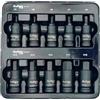 Buffalo Tools Set di 10 chiavi a bussola esagonali da 1/2'' H4, H5, H6, H7, H8, H10, H12, H14, H17, H19