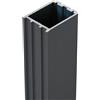 evineo ineo profilo allargato per cabine doccia, BE0891MB, ineo; ineo3; ineo4; ineo5 evo; ineo6; ineo7 nero opaco [Box Doccia > Ricambi per Cabine Doccia]