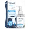 Udivita Detergente Spray per Apparecchi Acustici 30ml Igienizzante Rapido Udinett Beccuccio Ergonomico con Spazzola contro Sporco e Cerume - Formula Senza Alcol - Pulizia Auricolari Cuffiette Bluetooth